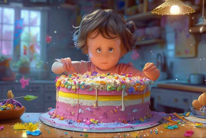 蛋糕的故事儿童版，蛋糕的小故事