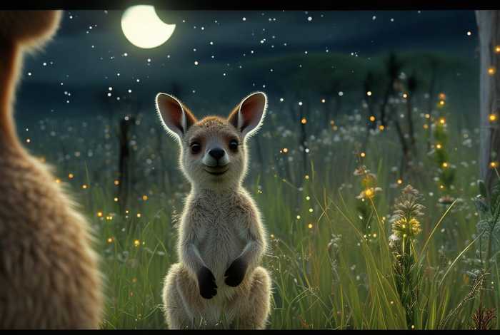 袋鼠的故事儿童睡前故事；关于袋鼠的睡前故事