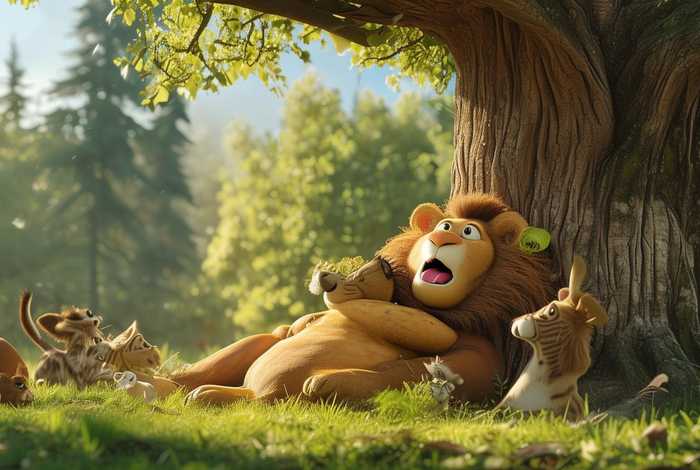 笨狮子的故事说明了什么道理、笨狮子的故事说明了什么道理呢