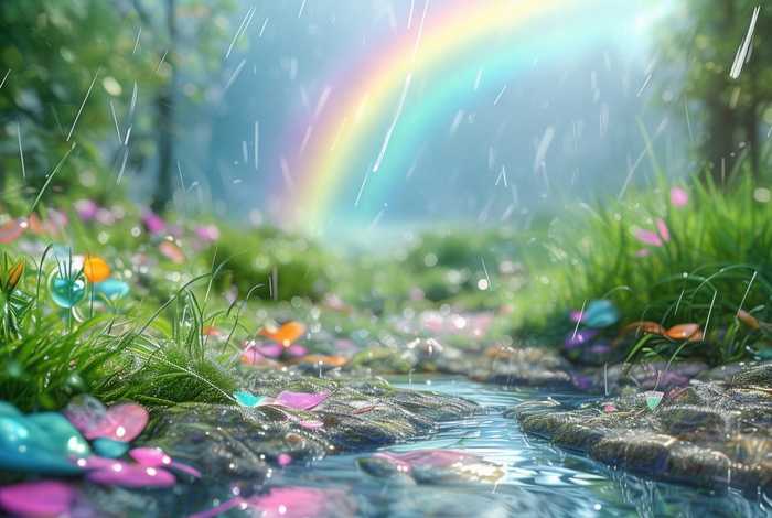 春雨 绘本 - 绘本春雨的色彩