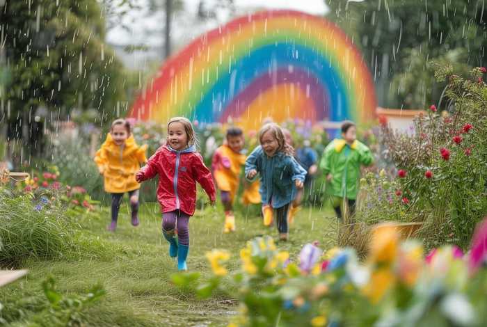 春雨儿童故事书 - 幼儿园春雨的故事