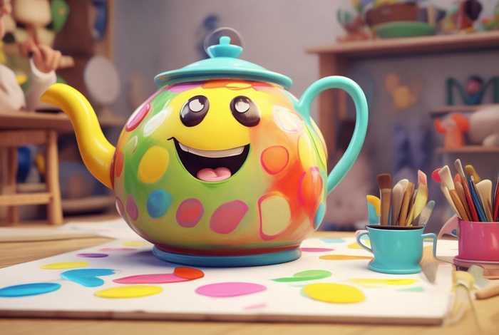 茶壶儿童创意画 茶壶儿童创意画怎么画