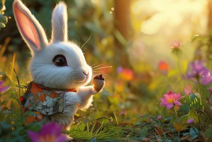 聪明的小白兔的童话故事,聪明的小白兔童话作文 聪明的小白兔的童话故事,聪明的小白兔童话作文