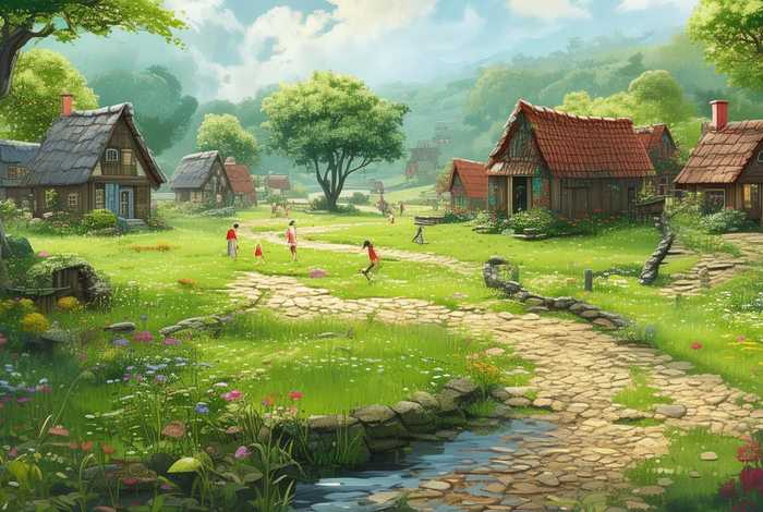 村庄小故事、个小村庄的故事