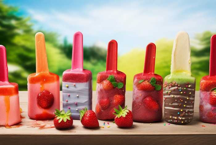 草莓冰棒的简单做法；草莓冰棒的简单做法大全