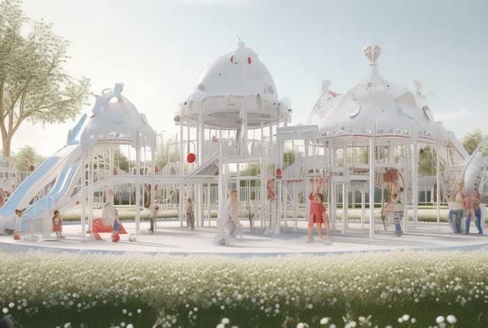 白色主题儿童乐园 白色主题儿童乐园设计 白色主题儿童乐园 白色主题儿童乐园设计