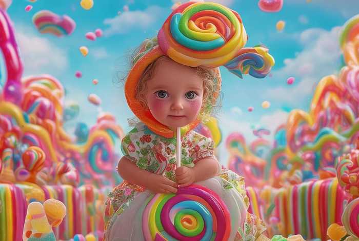 棒棒糖小女孩的故事 - 棒棒糖包装上的小女孩的故事