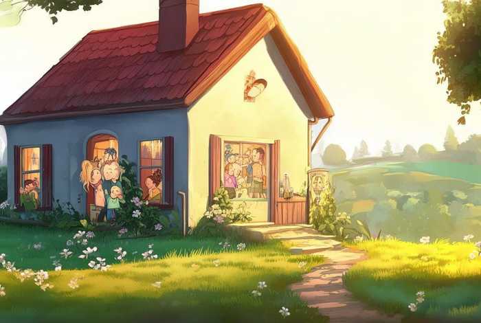 白房子儿童故事、白房子幼儿故事