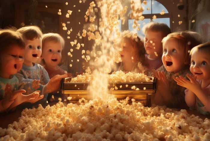爆米花故事幼儿；幼儿有关爆米花故事