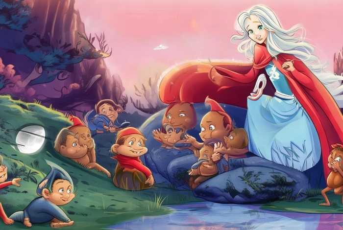 白雪公主的故事七个小矮人的故事；白雪公主和七个小矮人的故事表演情景故事