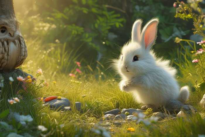 聪明的小兔子绘本故事 聪明的小兔子绘本故事内容