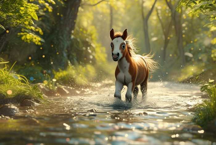 爱心童话故事小马过河 少儿故事小马过河