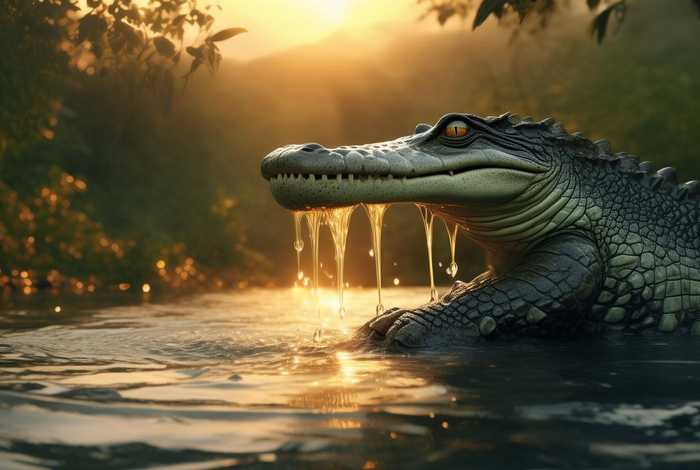 鳄鱼的眼泪的故事文字版，鳄鱼的眼泪的故事文字版图片