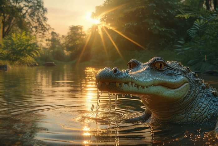鳄鱼的眼泪的故事文字版，鳄鱼的眼泪的故事文字版图片