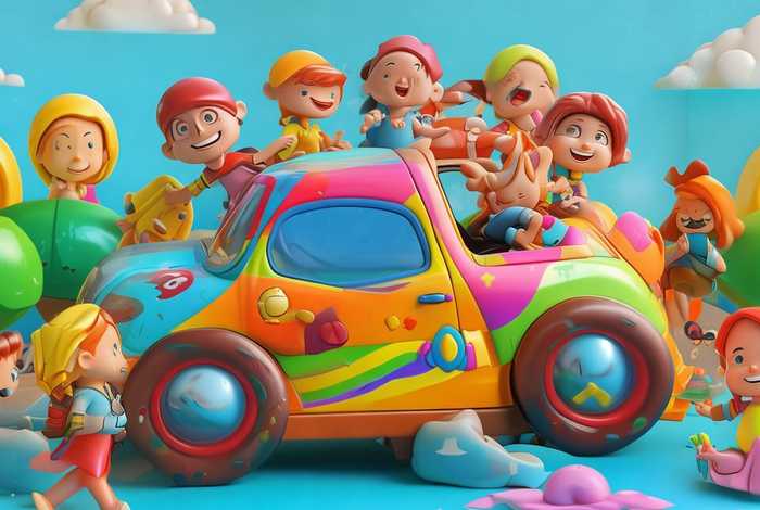 车儿童故事 - 幼儿故事车