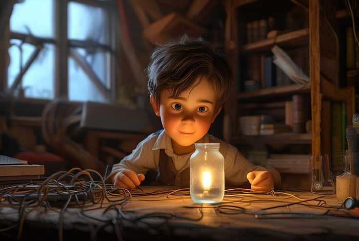 爱迪生发明灯泡的儿童故事（爱迪生发明灯泡的小故事50字）
