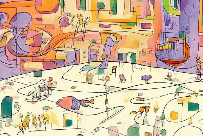 点线面故事连环画；点线面的故事画册