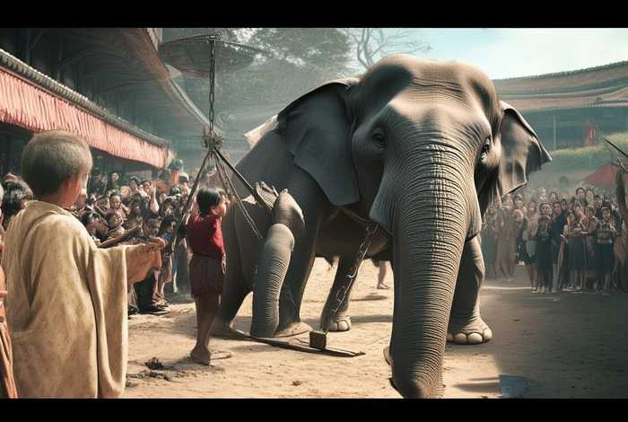 称象故事视频；曹冲称象故事视频