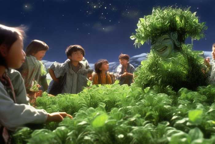 稻草人含羞草的故事儿童，稻草人中的含羞草故事