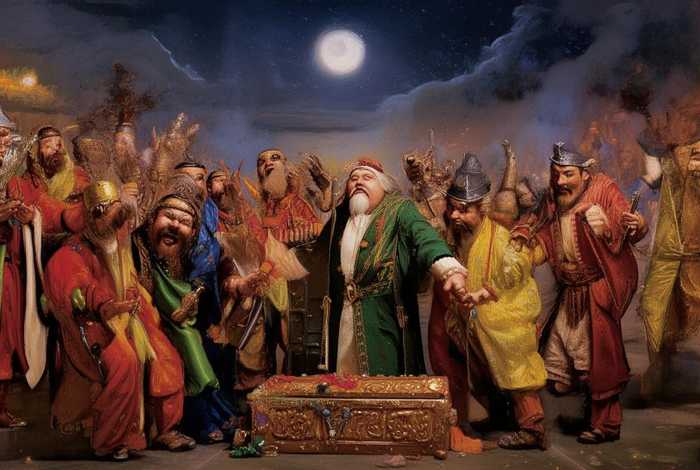 阿里巴巴和四十大盗儿童简短故事 - 阿里巴巴和四十大盗的故事简短