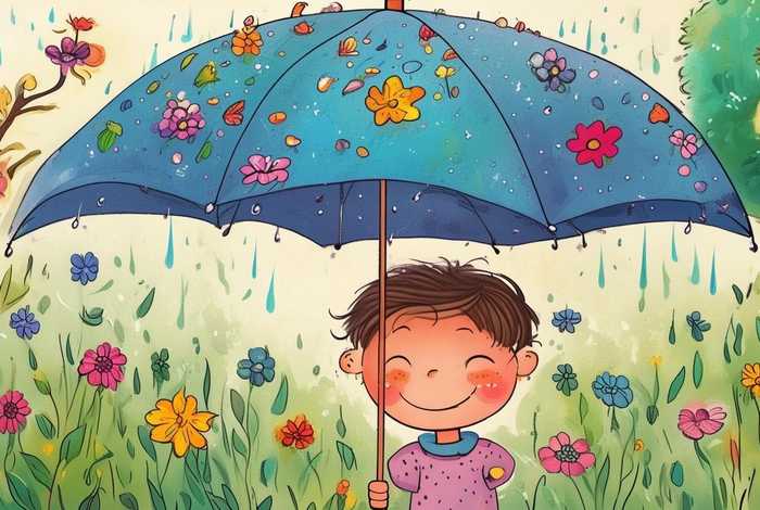 春雨儿歌绘本，春雨儿歌绘本图片