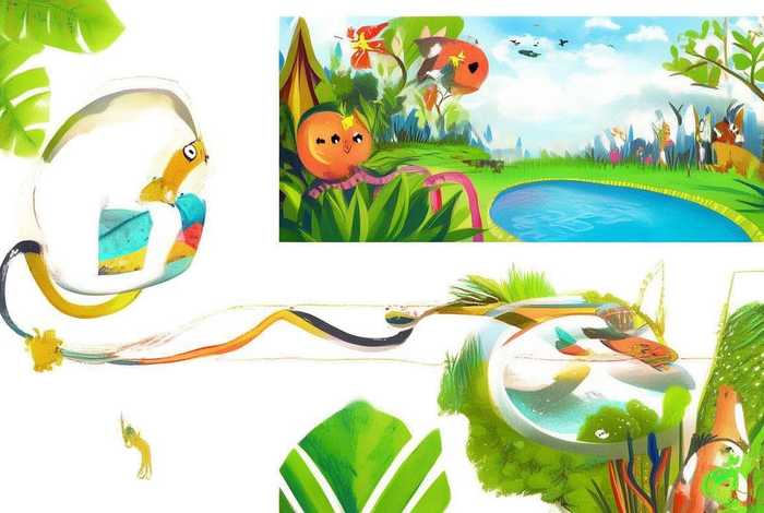 点线面故事插画 - 点线面的故事画册