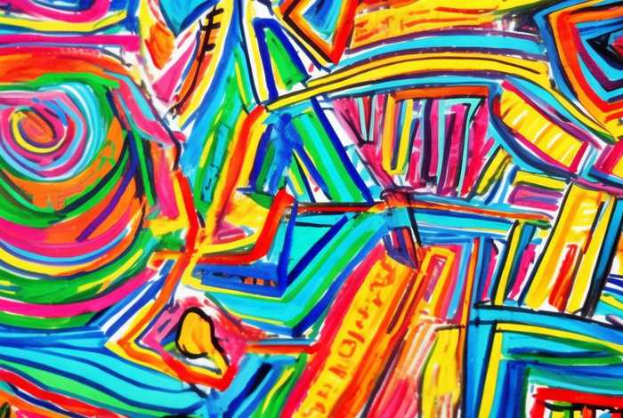 点线面儿童画线描 - 点线面儿童画课程教案