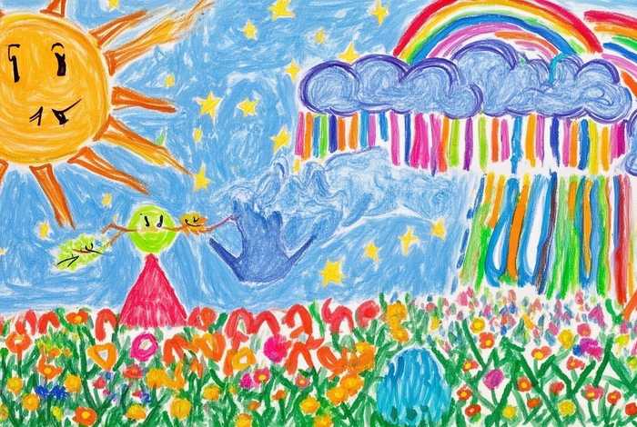 表示心情的儿童画