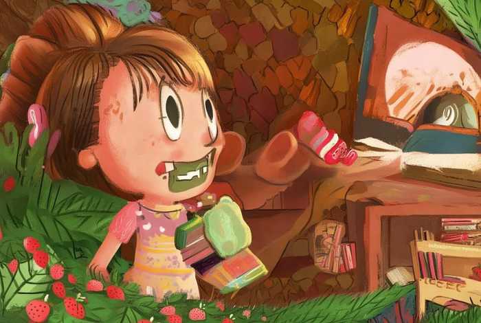 草莓冰棒故事绘本怎么写；草莓冰棒故事绘本怎么写的