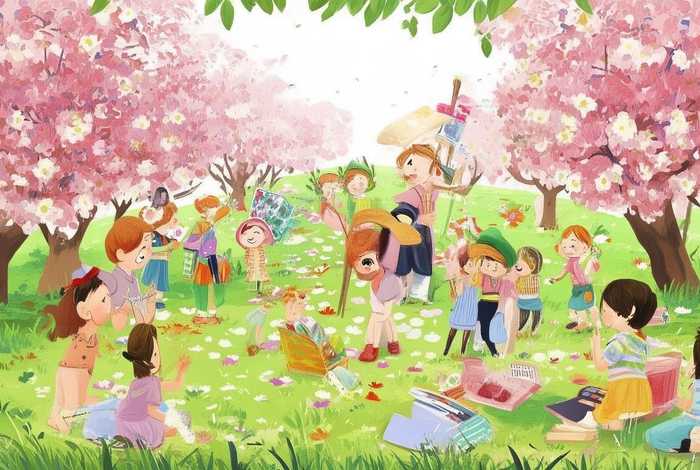 春天的故事儿童故事、春天的故事幼儿绘画