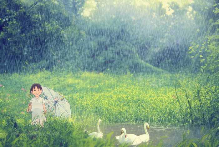 春雨故事，春雨的故事最美丽