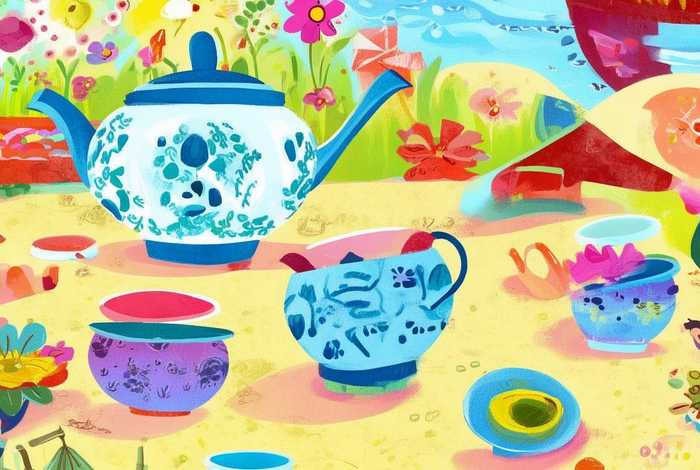 茶具 儿童画 - 茶具儿童画图片大全