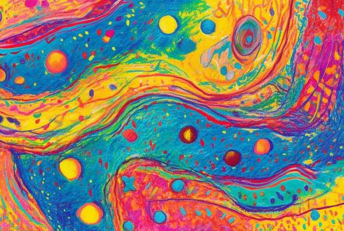 点线面儿童画 - 点线面儿童画彩色