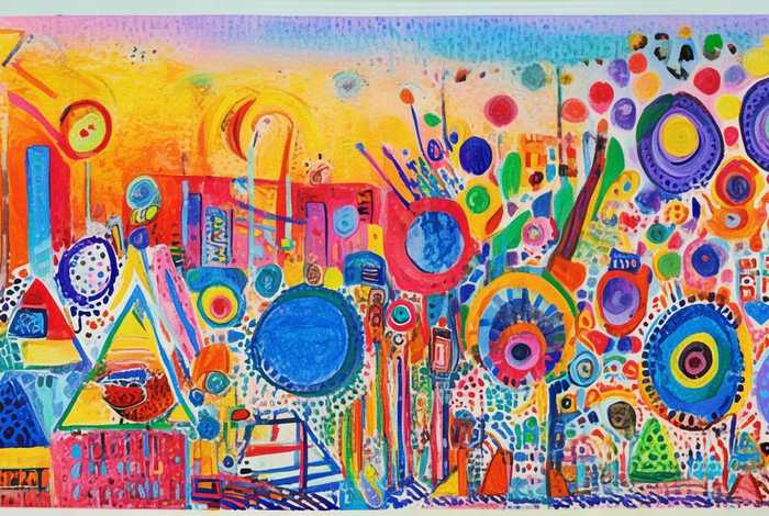 点线面儿童画带颜色,点线面的儿童画 点线面儿童画带颜色,点线面的儿童画