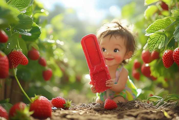 草莓冰棒口头故事、草莓冰棒的故事
