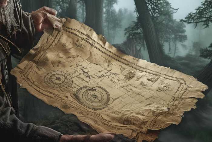 藏宝故事，藏宝图故事