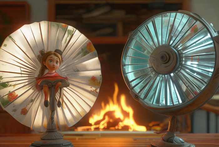 电风扇的故事；电风扇和扇子的故事
