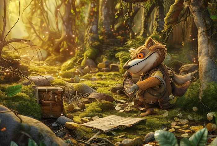 笨狼找宝藏的故事,笨狼找宝藏的故事文字 笨狼找宝藏的故事,笨狼找宝藏的故事文字