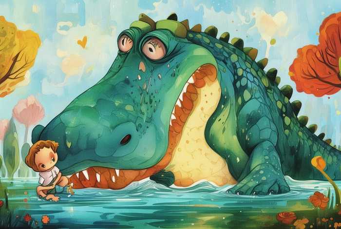 鳄鱼的眼泪欧洲民间故事儿童版 - 鳄鱼的眼泪是欧洲民间故事吗