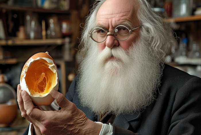 达尔文画鸡蛋的故事 - 达尔文画鸡蛋的故事内容