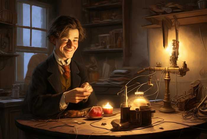 爱迪生童年故事 - 爱迪生年幼的故事