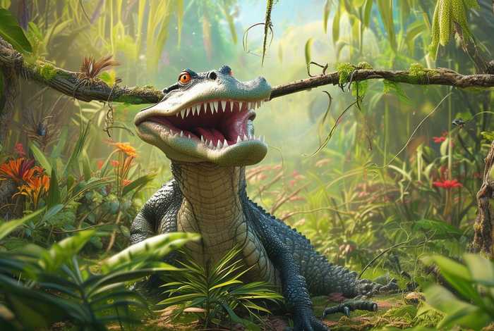鳄鱼拨牙的故事、鳄鱼拨牙的故事图片