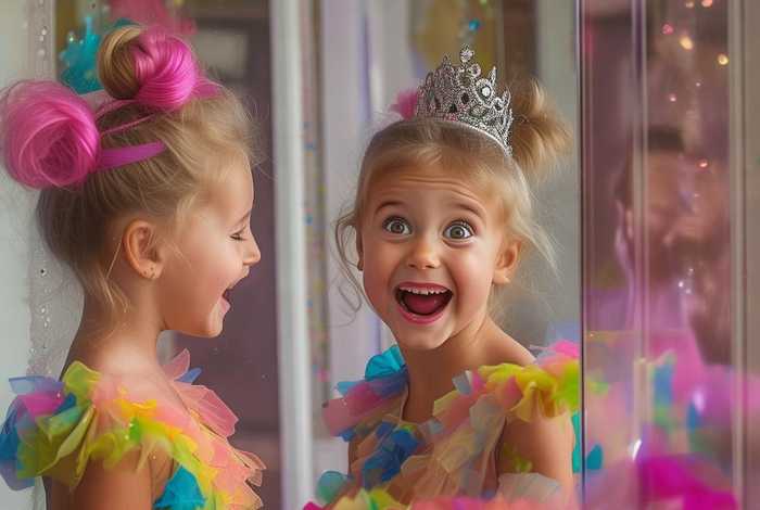 爱臭美的小姑娘作文；爱臭美的小姑娘作文300字