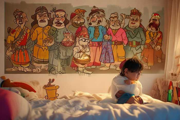 阿里巴巴和四十大盗儿童睡前故事 阿里巴巴和四十大盗幼儿睡前故事