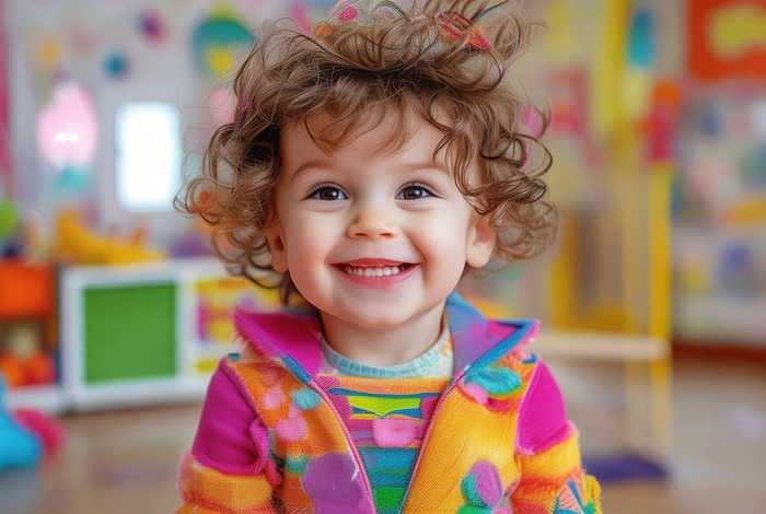 爱臭美儿童；爱臭美的小孩