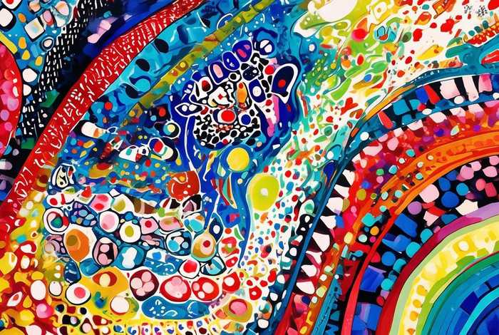 点线面素材儿童绘画、点线面儿童画画大全简单漂亮