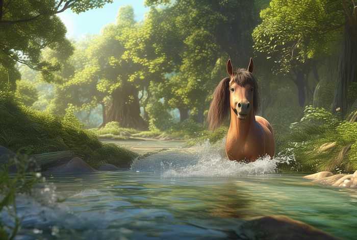 阿布幼儿故事，阿布幼儿故事小马过河