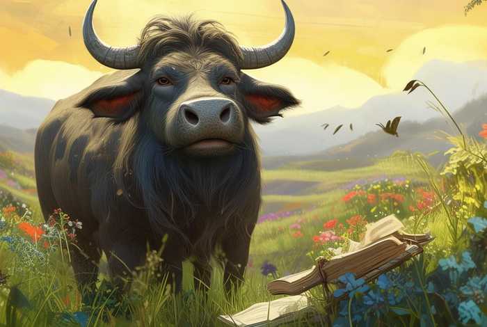 聪明的水牛的故事（聪明的水牛的故事视频）