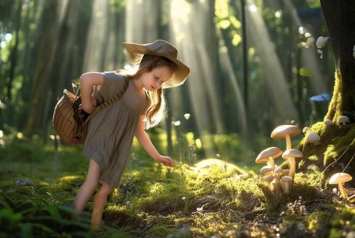 采蘑菇的故事完整版；采蘑菇的故事完整版图片