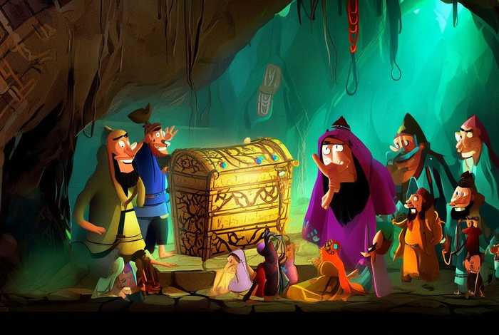 阿里巴巴和四十大盗故事动画 - 阿里巴巴和四十大盗故事动画片